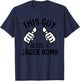 Hop Seltzer Swag 2 Men's Jager Bomb Funny Alcohol Spirits Graphic Grey Small T-Shirt - T-Shirt | Navy