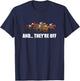 And They're Off - Jockey Horse Racing T-Shirt - T-Shirt | Navy