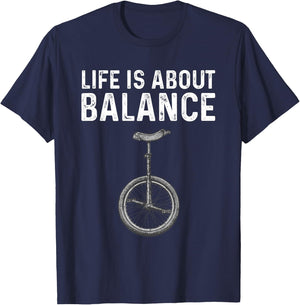 Best Unicycle Gift Unicyclists Fan Humor Quote Black Unicycle Themed T-Shirt - T-Shirt | Navy