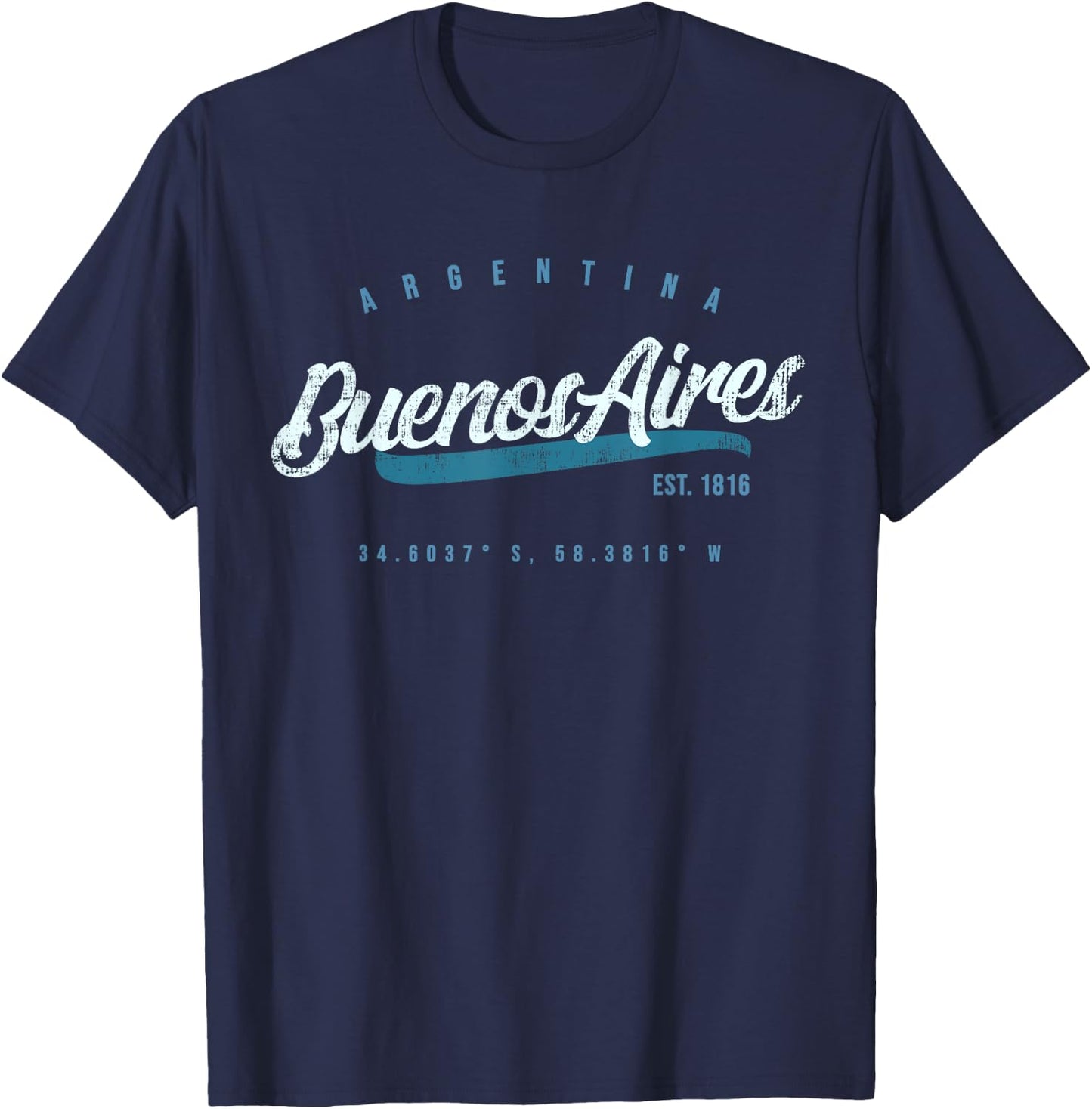 Buenos Aires Travel Argentina T-Shirt - T-Shirt | Navy