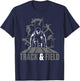 Cute Track And Field Athletics For Boys And Girls T-Shirt - T-Shirt | Navy
