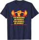 I'm Working on Myself for Myself Workout Sayings Gym Quotes T-Shirt - T-Shirt | Navy