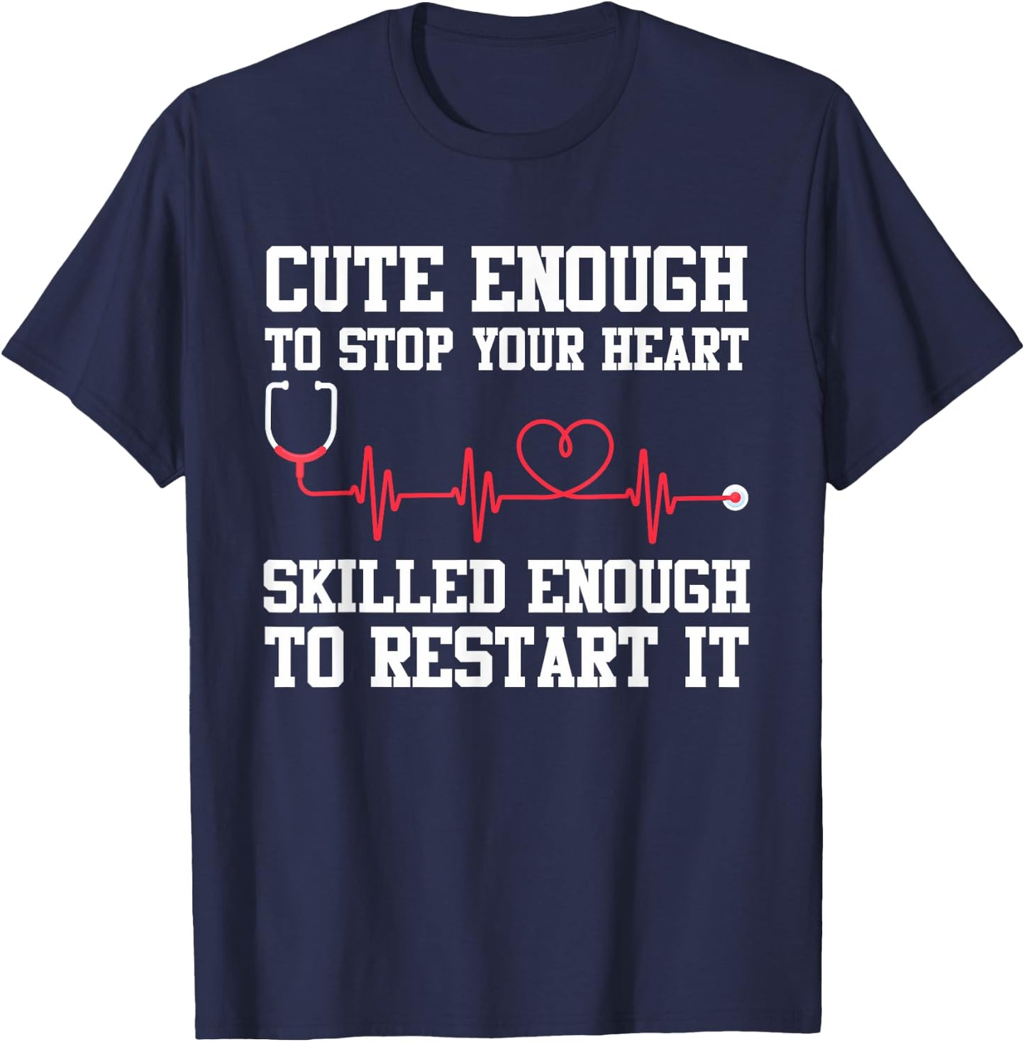 Nurse Nursing Funny Nurse T-Shirt - T-Shirt | Navy