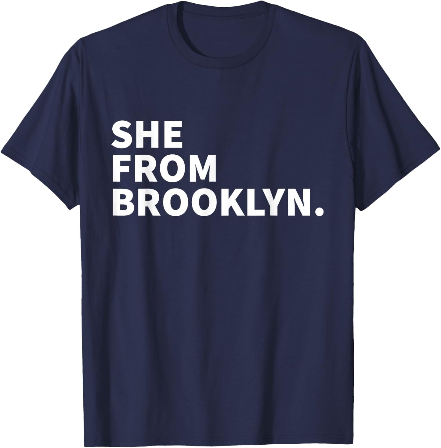 She From Brooklyn T-Shirt - T-Shirt | Navy