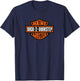Maine Lobster - Biker Lobster T-Shirt - T-Shirt | Navy