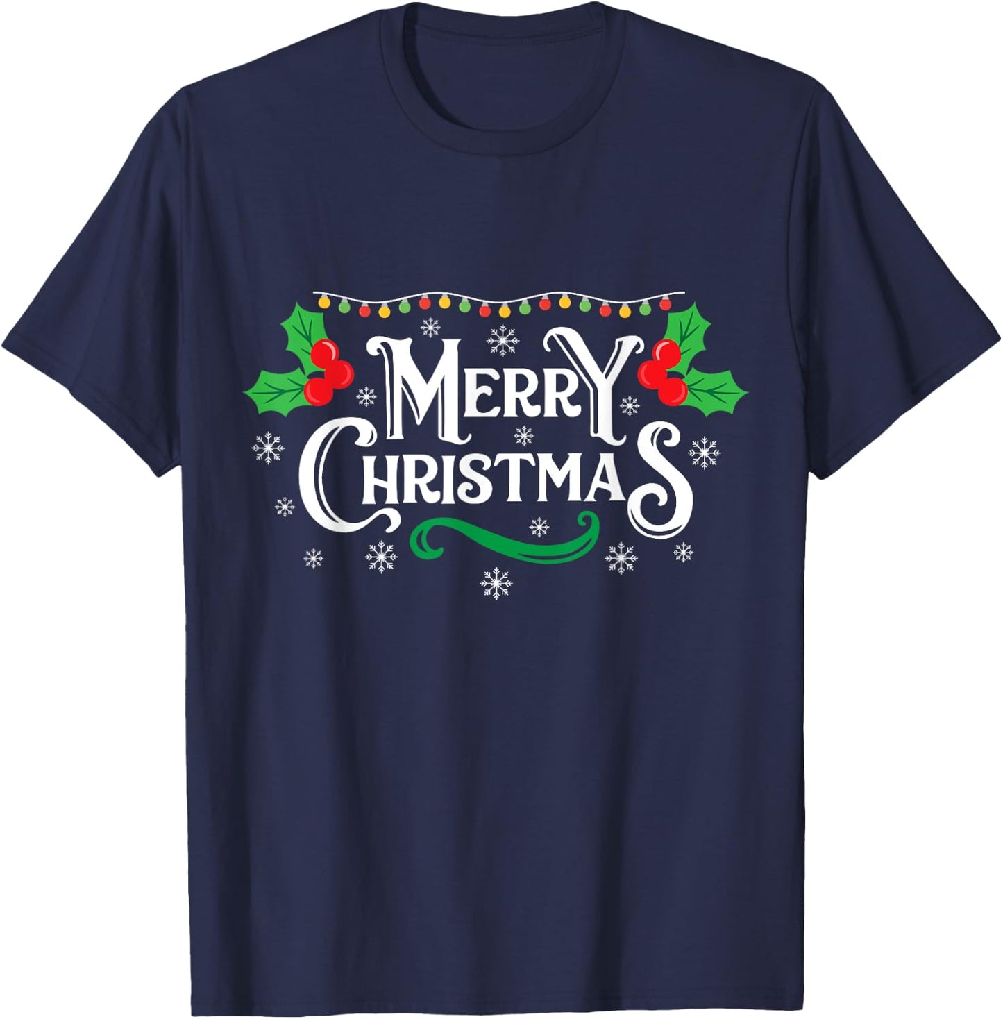 Merry Christmas T-Shirt - T-Shirt | Navy