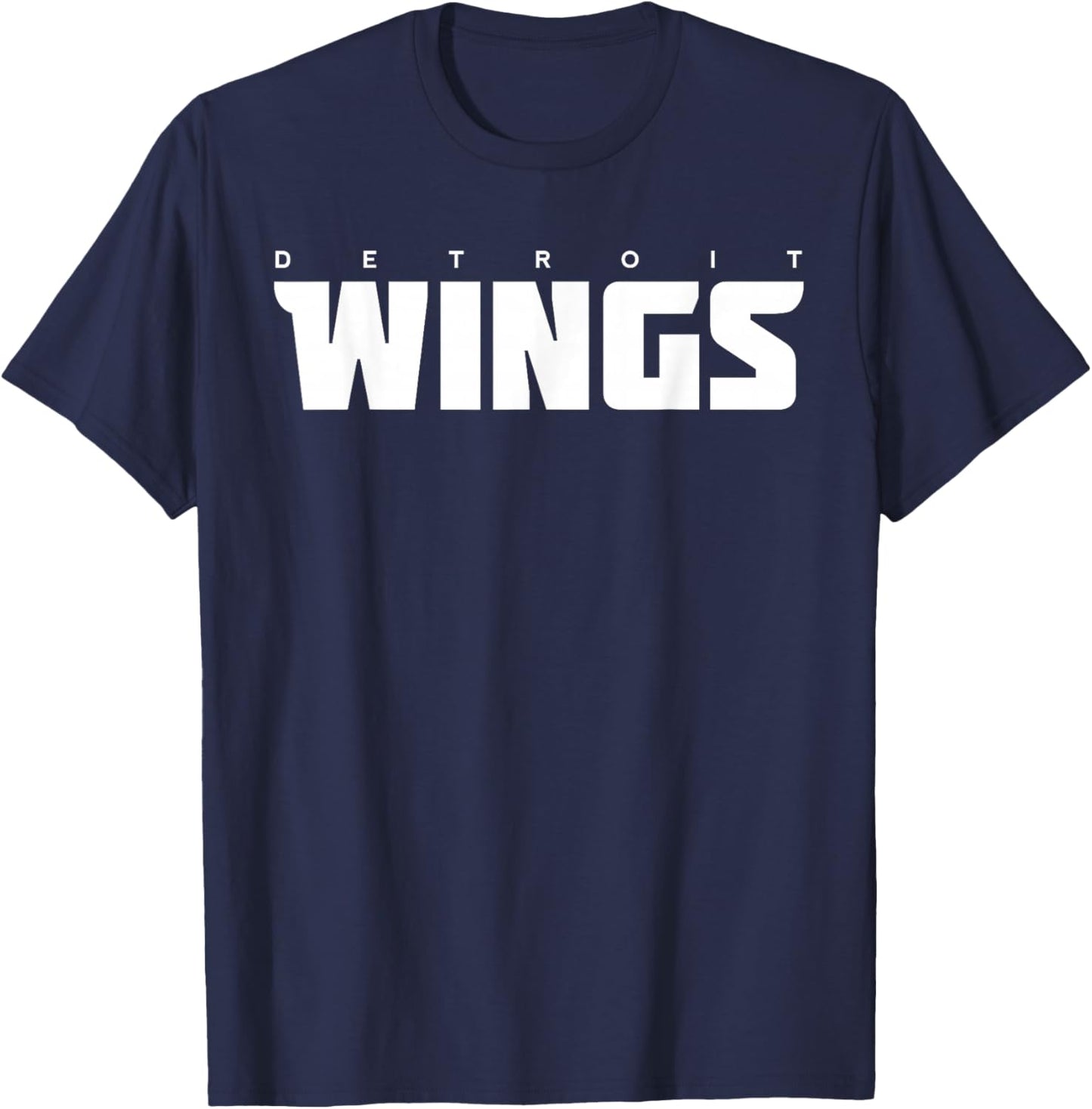 Detroit Wings Detroit City Hockey Style Apparel T-Shirt - T-Shirt | Navy