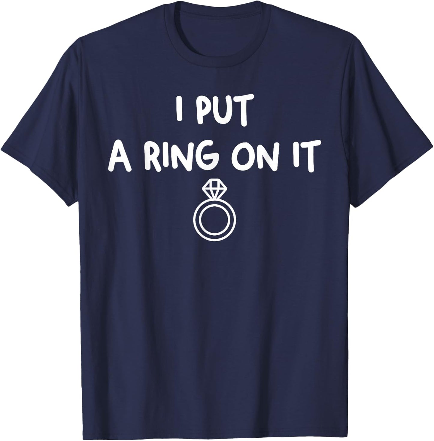 Engagement Proposal Boyfriend To Fiance Future Husband Mr. T-Shirt - T-Shirt | Navy