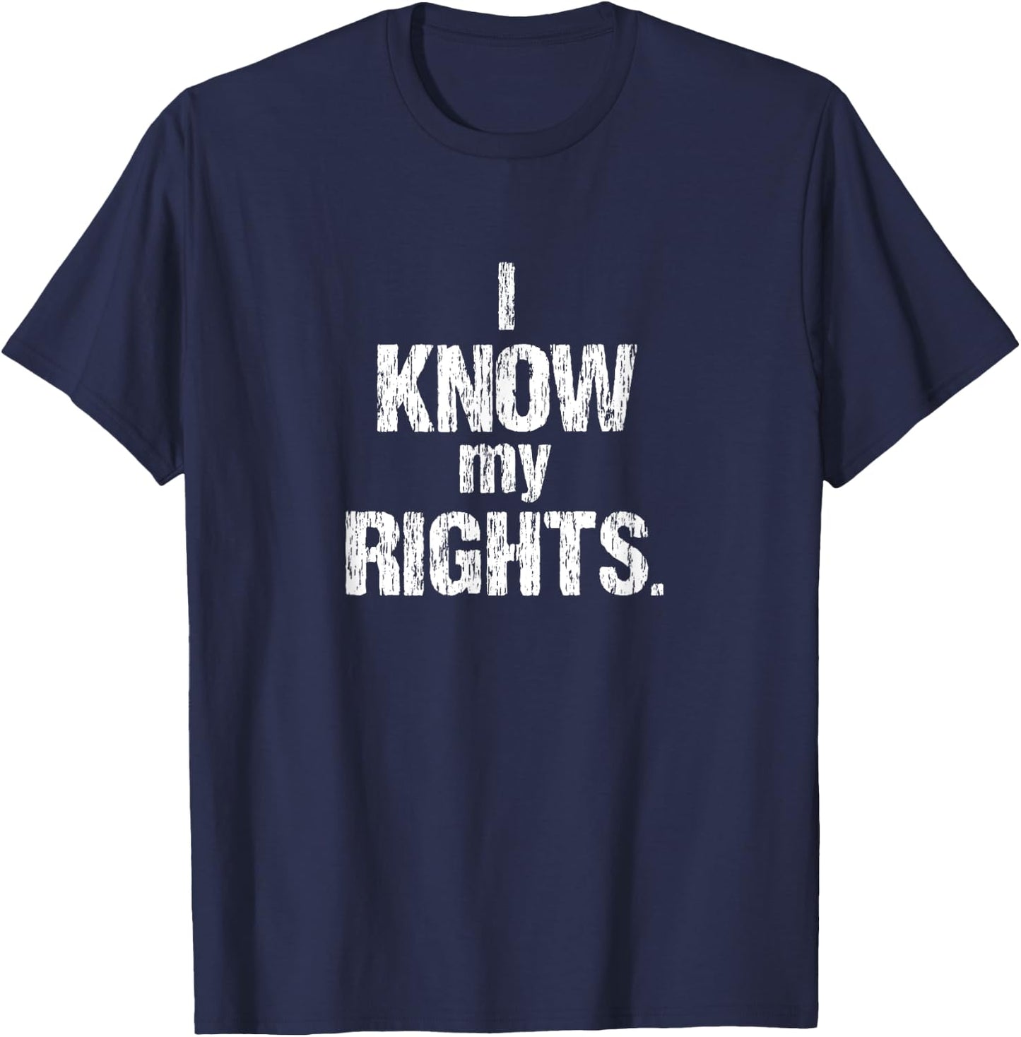 I know my rights freedom T-Shirt - T-Shirt | Navy