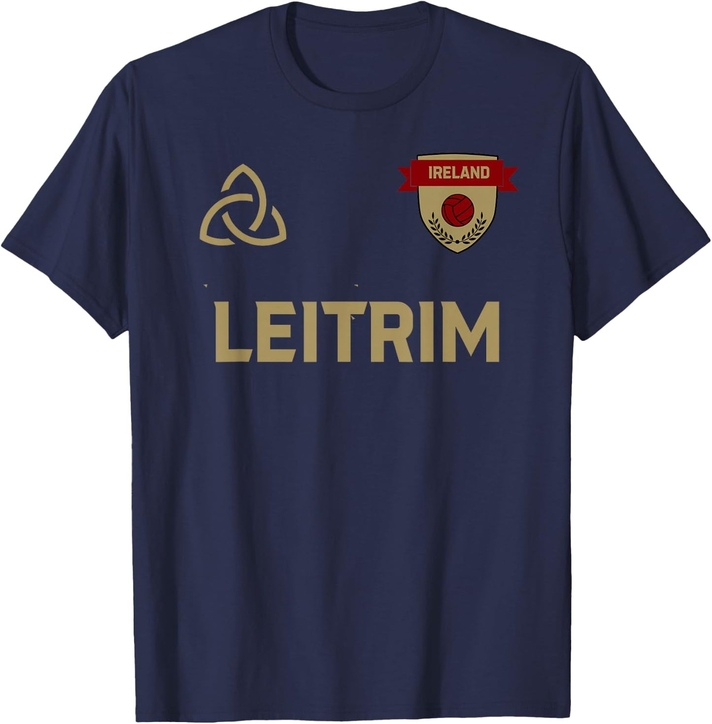 Leitrim Gaelic Jersey T-Shirt - T-Shirt | Navy