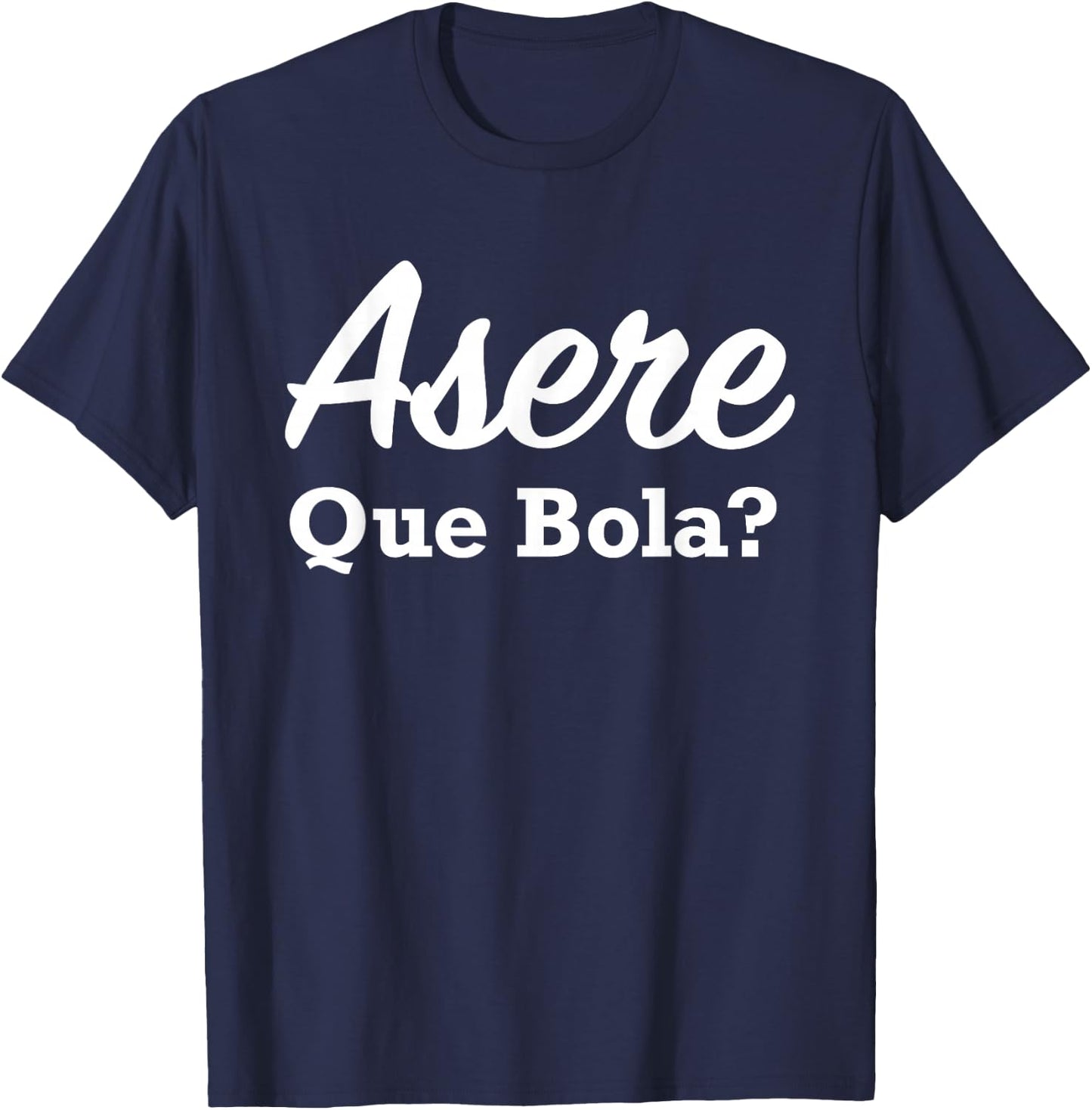 Asere This Ball Cuban T-Shirt - T-Shirt | Navy