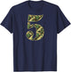 5th Birthday Soldier 5 Year Old Military Themed Camo T-Shirt - T-Shirt | Navy