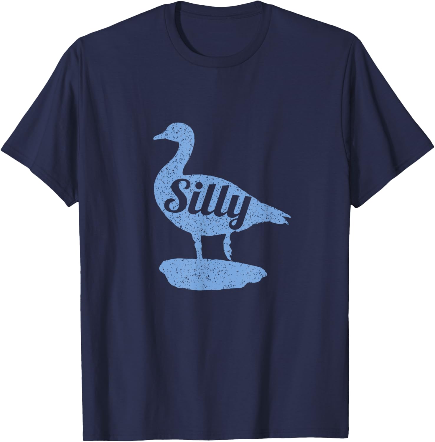 Silly Goose Funny Silly Goose T-Shirt - T-Shirt | Navy
