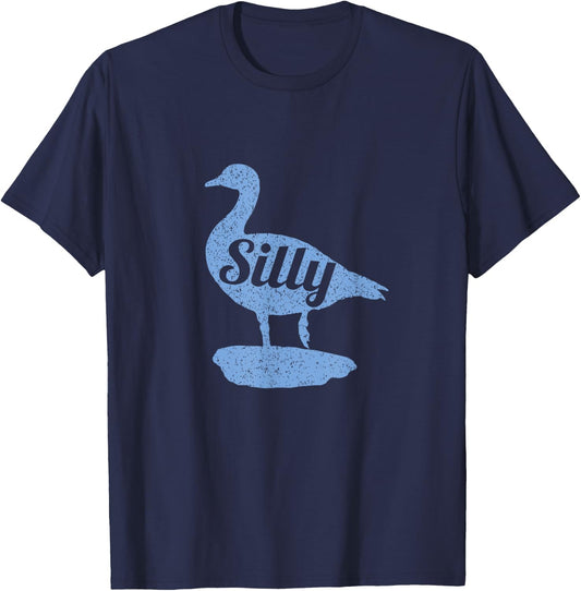 Silly Goose Funny Silly Goose T-Shirt - T-Shirt | Navy