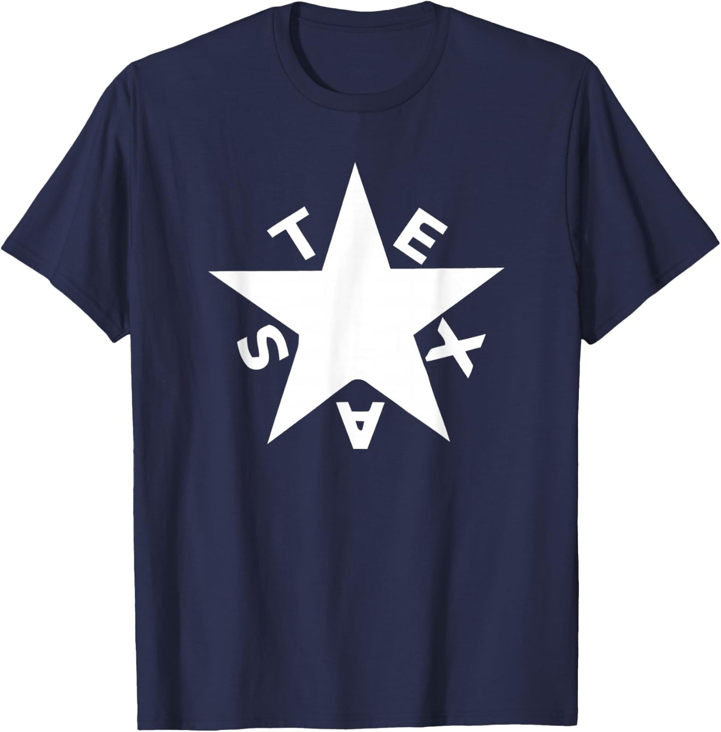Lorenzo de Zavala Flag Texas T-Shirt - T-Shirt | Navy