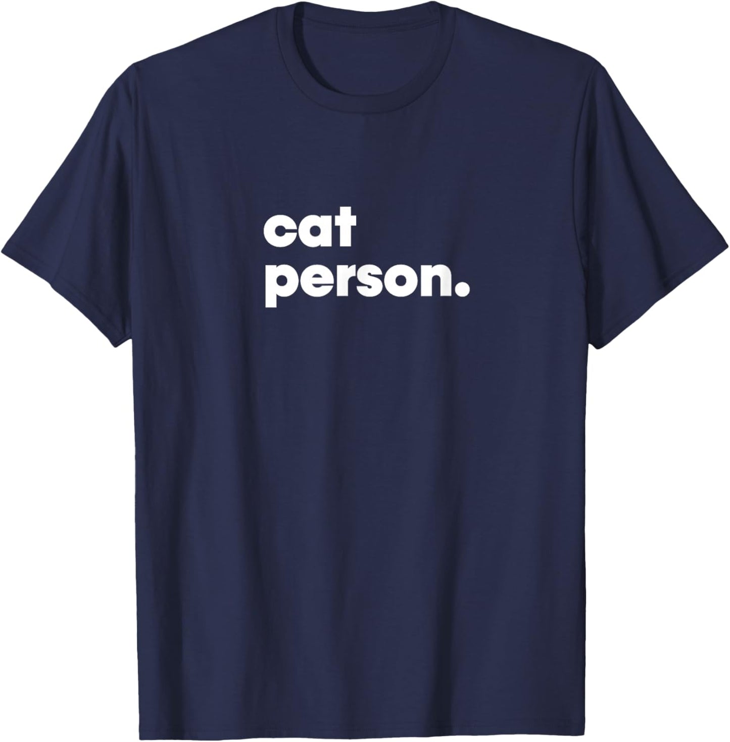 Cat Person - Funny Cat T-Shirt - T-Shirt | Navy