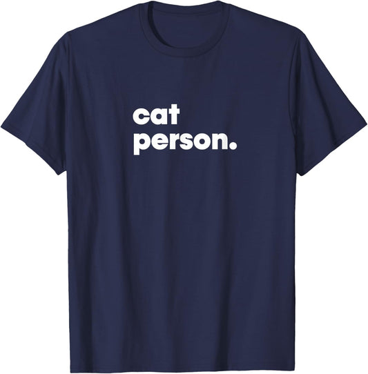 Cat Person - Funny Cat T-Shirt - T-Shirt | Navy