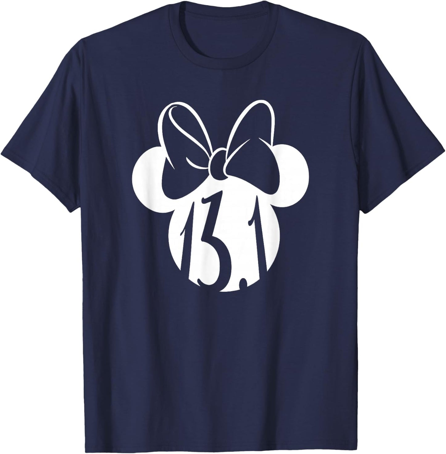 Disney Mickey And Friends Minnie Mouse Half Marathon 13.1 T-Shirt - T-Shirt | Navy