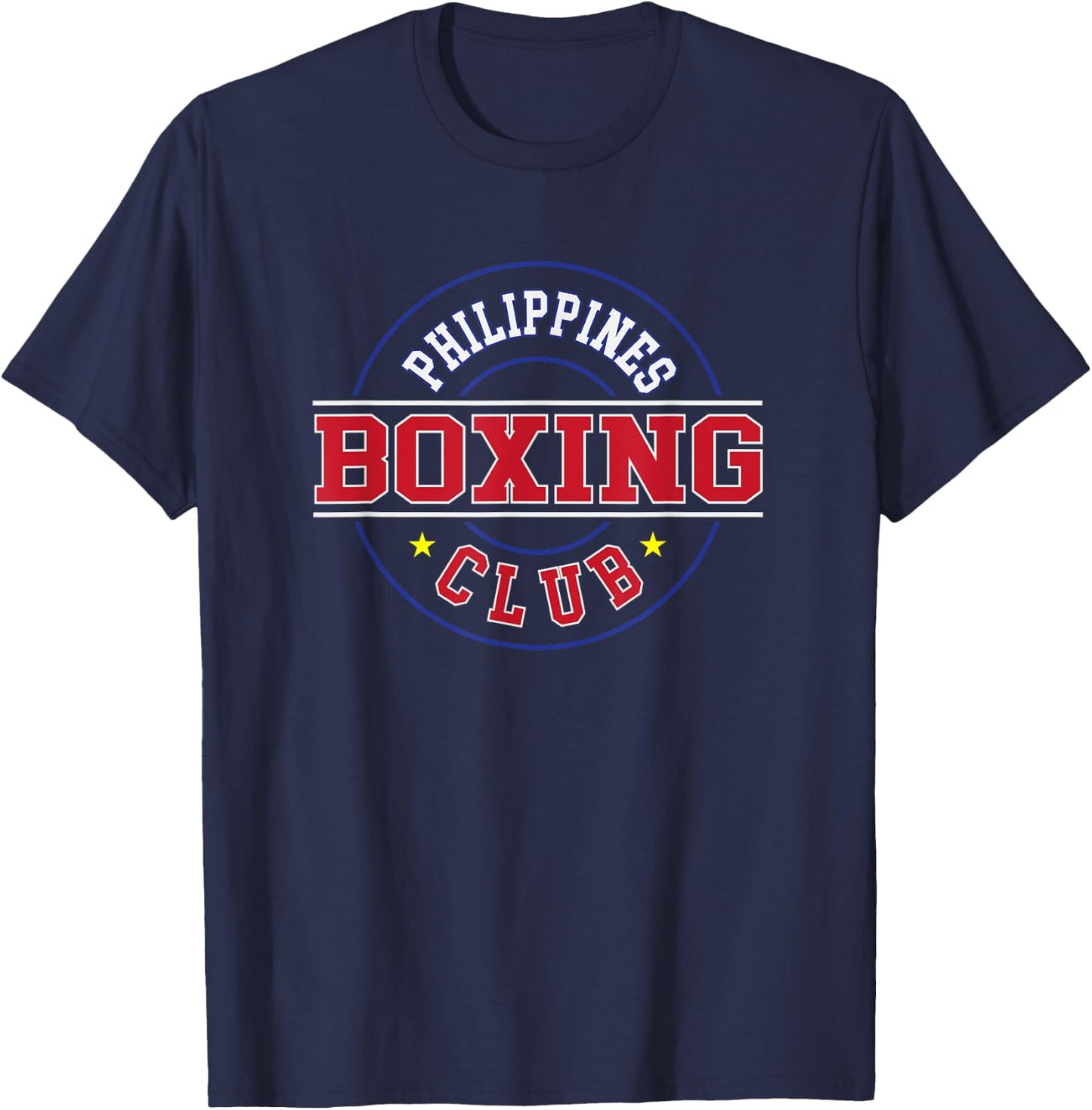 Philippines Boxing Club Gym Boxer Filipino Pinoy Pride T-Shirt - T-Shirt | Navy