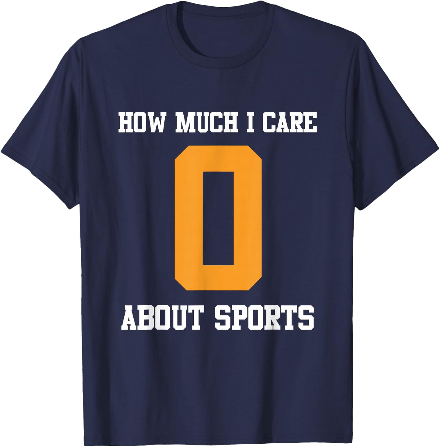 Anti Football Fan No Baseball No Football T-Shirt - T-Shirt | Navy