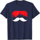 Cincinnati Moustache Shirt & Red Cincinnati Skyline Redlegs T-Shirt - T-Shirt | Navy