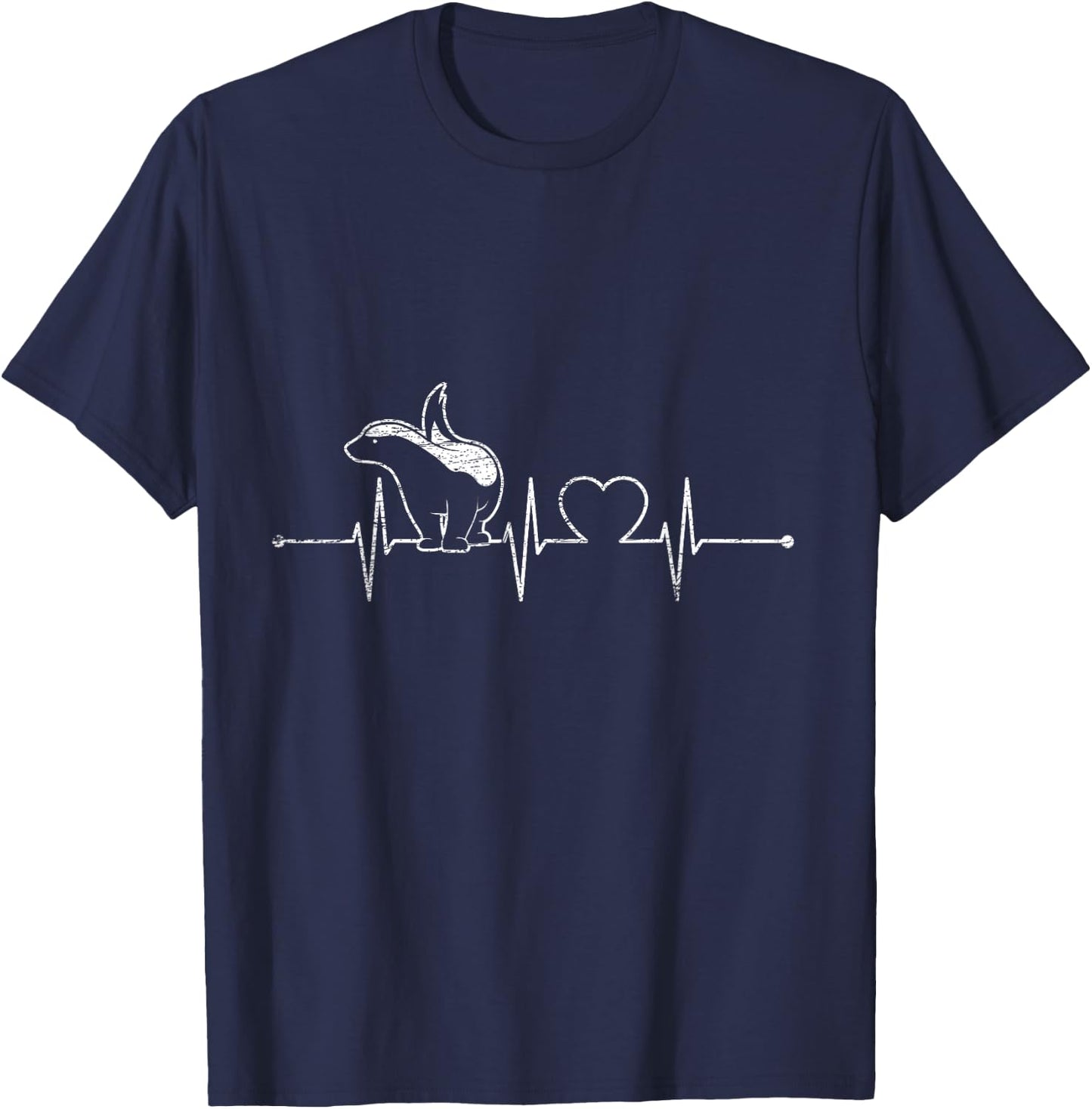 Heartbeat Honey Badger T-Shirt - T-Shirt | Navy