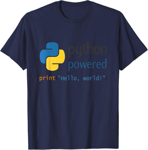 Python Programmer Computer Developers T-Shirt - T-Shirt | Navy