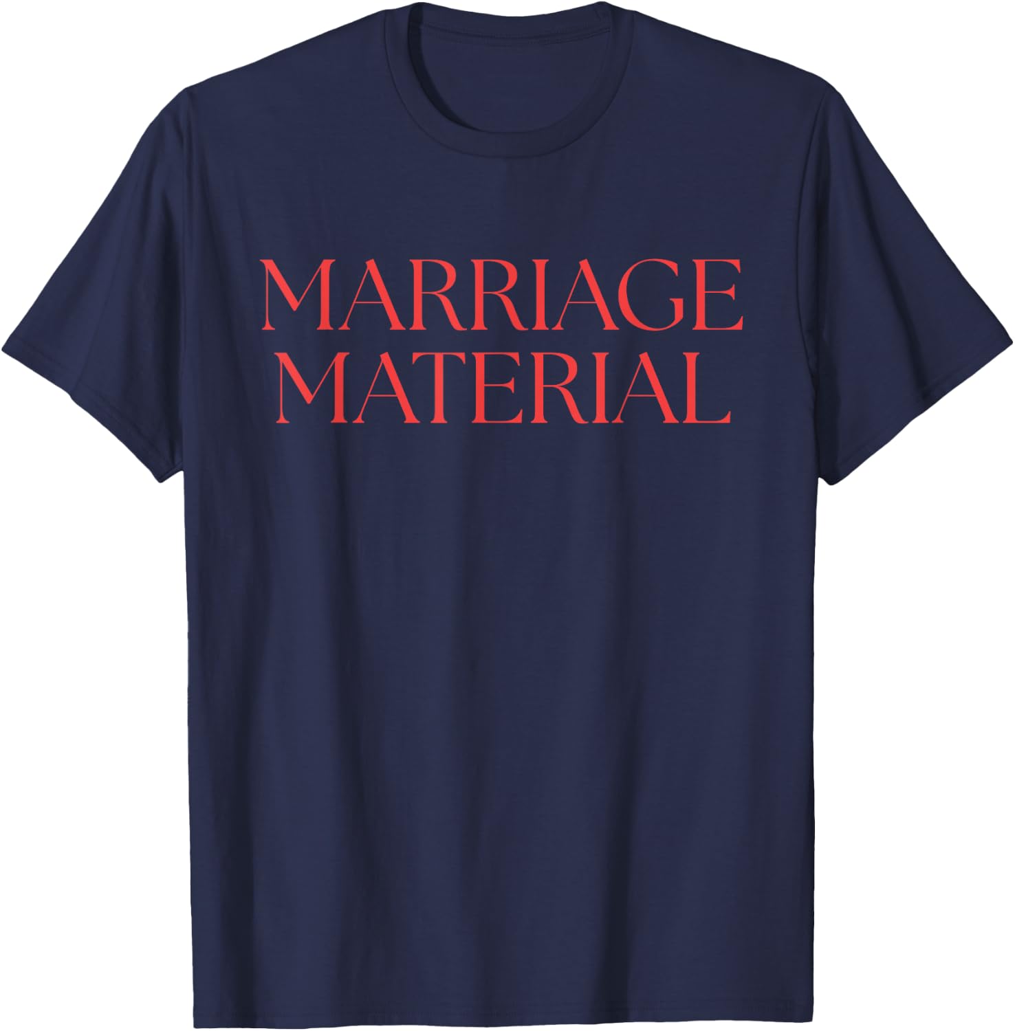 Marriage Material Bride Bridal Shower T-Shirt - T-Shirt | Navy