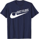 Just Floss Funny Dental Office Dental Hygienist T-Shirt - T-Shirt | Navy