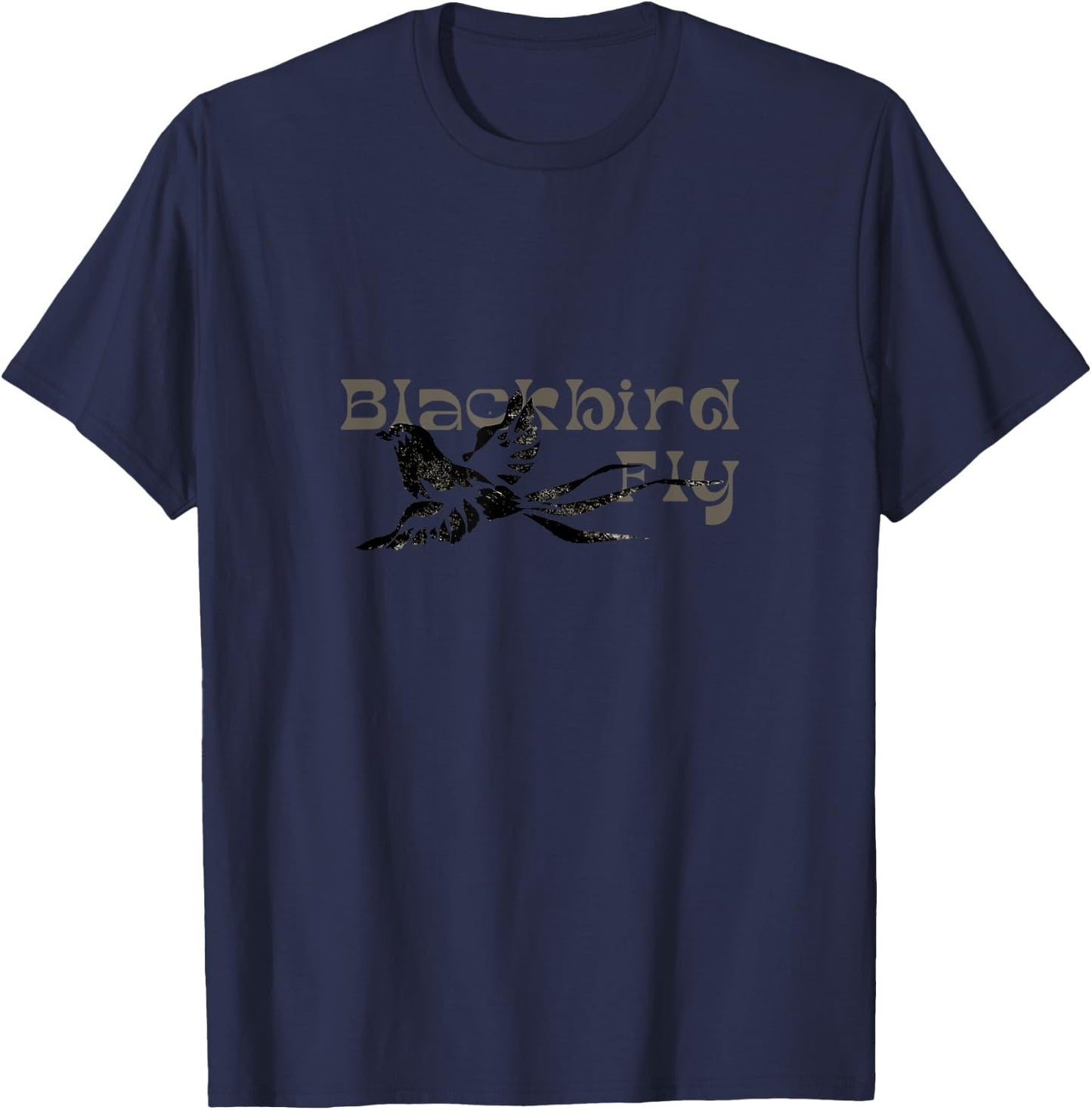 Blackbird Fly T-Shirt - T-Shirt | Navy