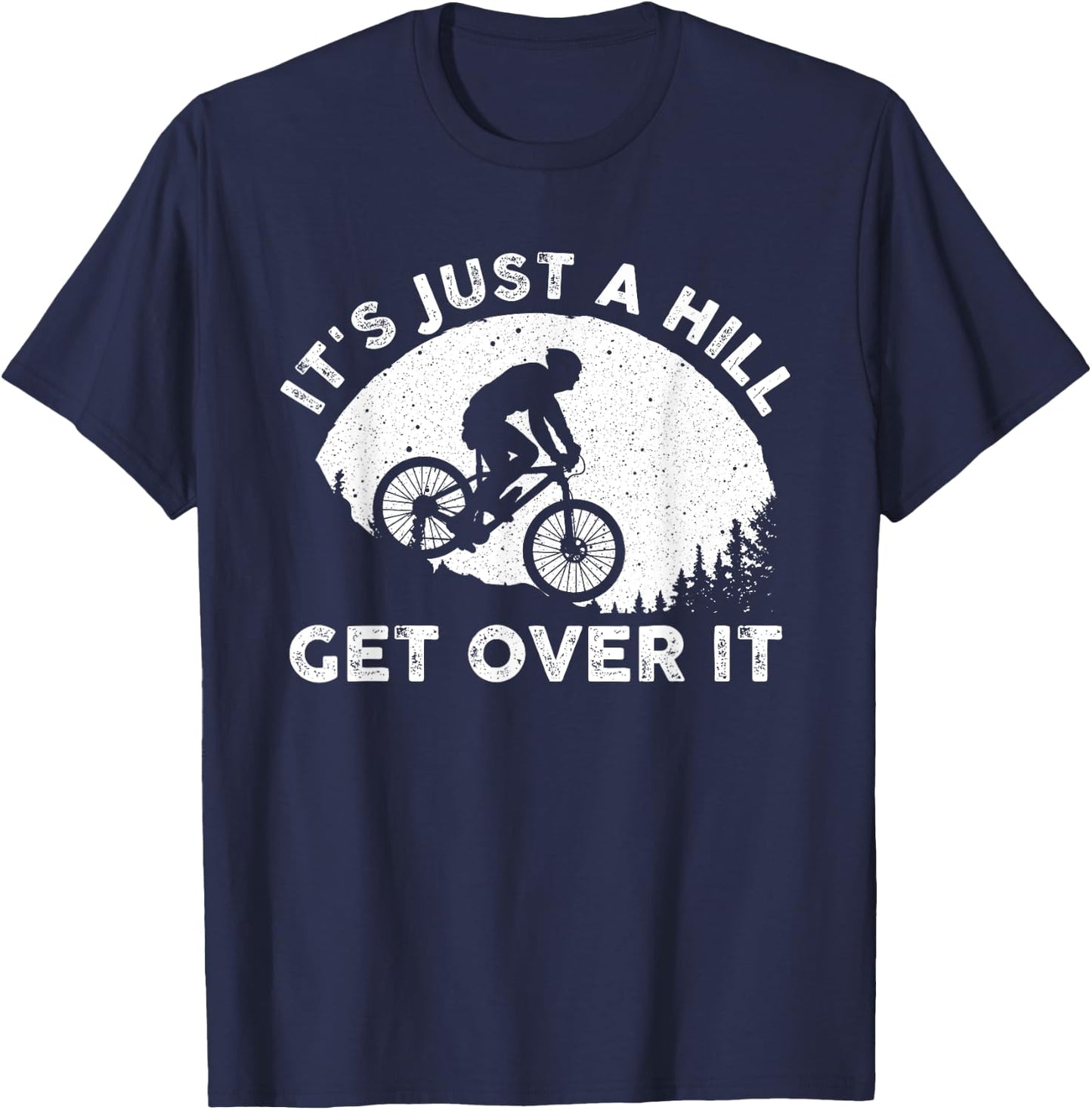 Funny Mountain Biking Design Women Trail Ride Lover T-Shirt - T-Shirt | Navy