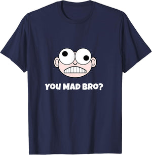 Hilarious You Mad Bro? T-Shirt - T-Shirt | Navy