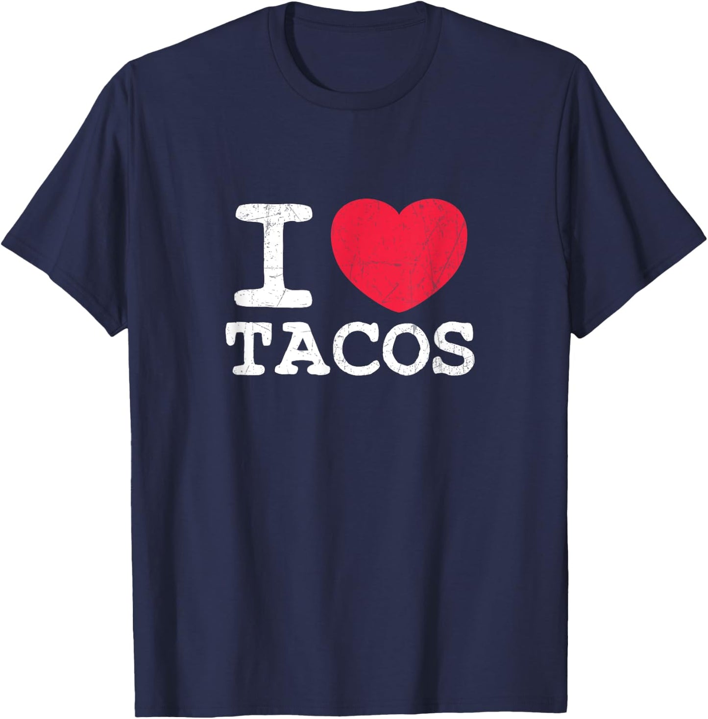 I Love Tacos T-Shirt - T-Shirt | Navy