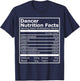 Dancer Nutrition Facts Funny Dancer and Dancing T-Shirt - T-Shirt | Navy