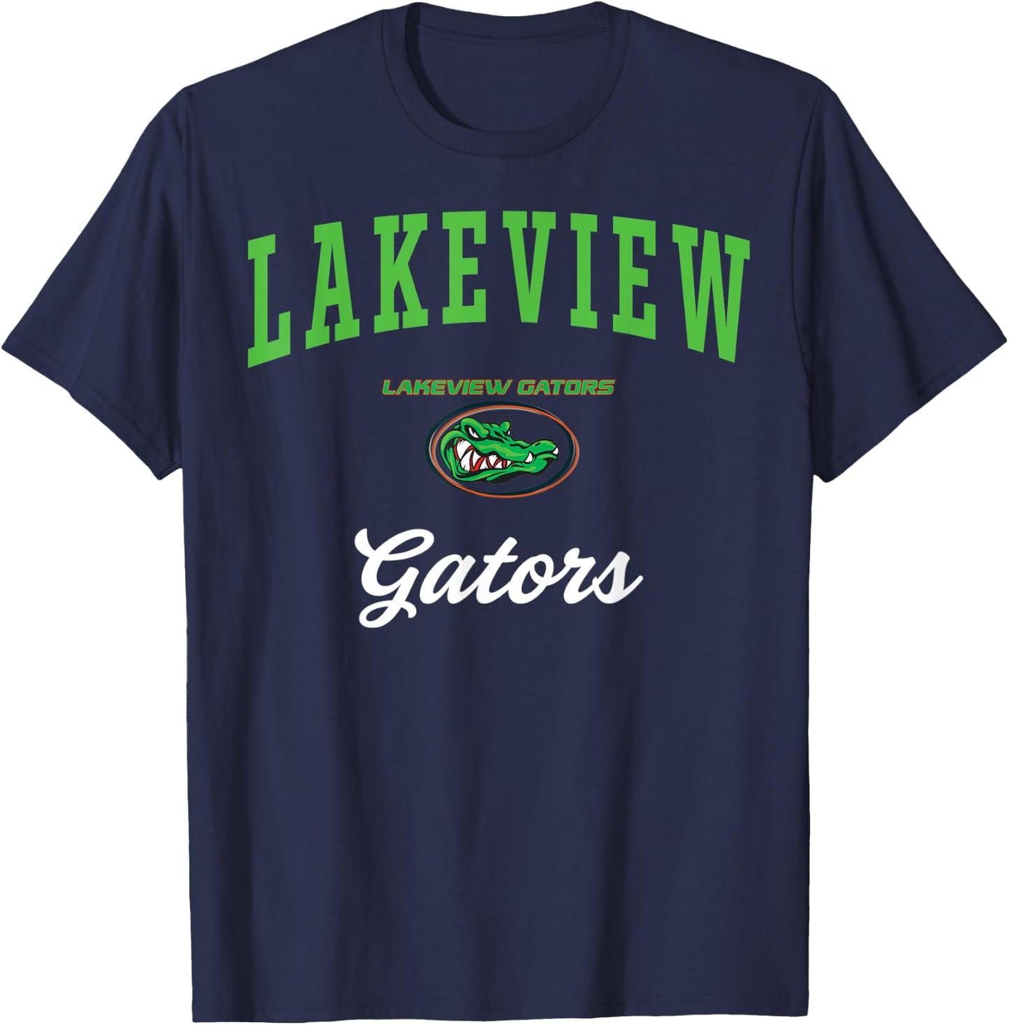 Lakeview High School Gators C3 T-Shirt - T-Shirt | Navy
