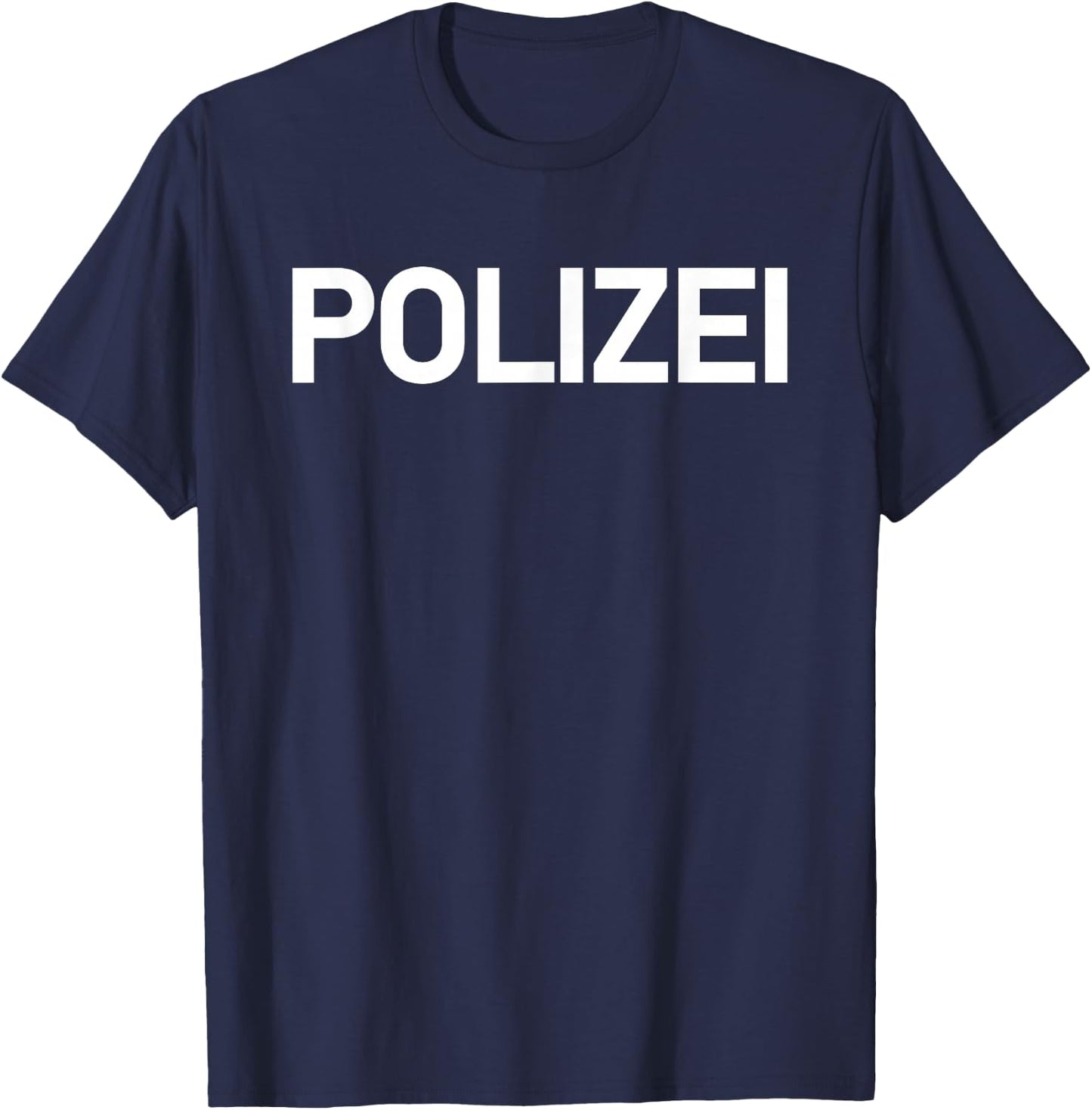 Polizei German Police Germany Halloween Costume T-Shirt - T-Shirt | Navy