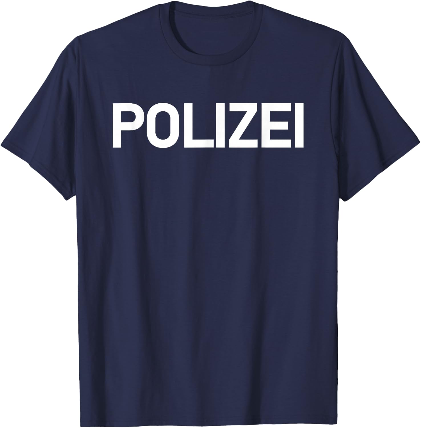 Polizei German Police Germany Halloween Costume T-Shirt - T-Shirt | Navy