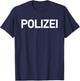 Polizei German Police Germany Halloween Costume T-Shirt - T-Shirt | Navy