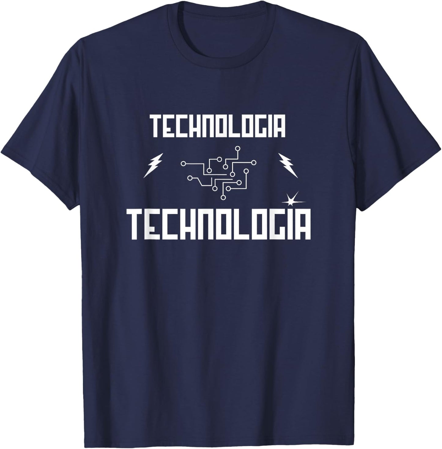 Technologia Humorous Technology Meme T-Shirt - T-Shirt | Navy