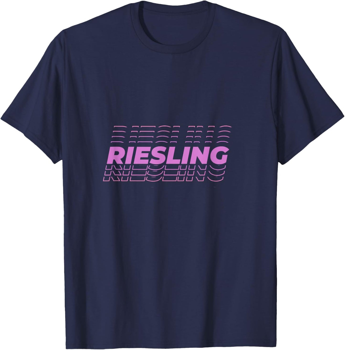 Riesling Natural Wine T-Shirt - T-Shirt | Navy