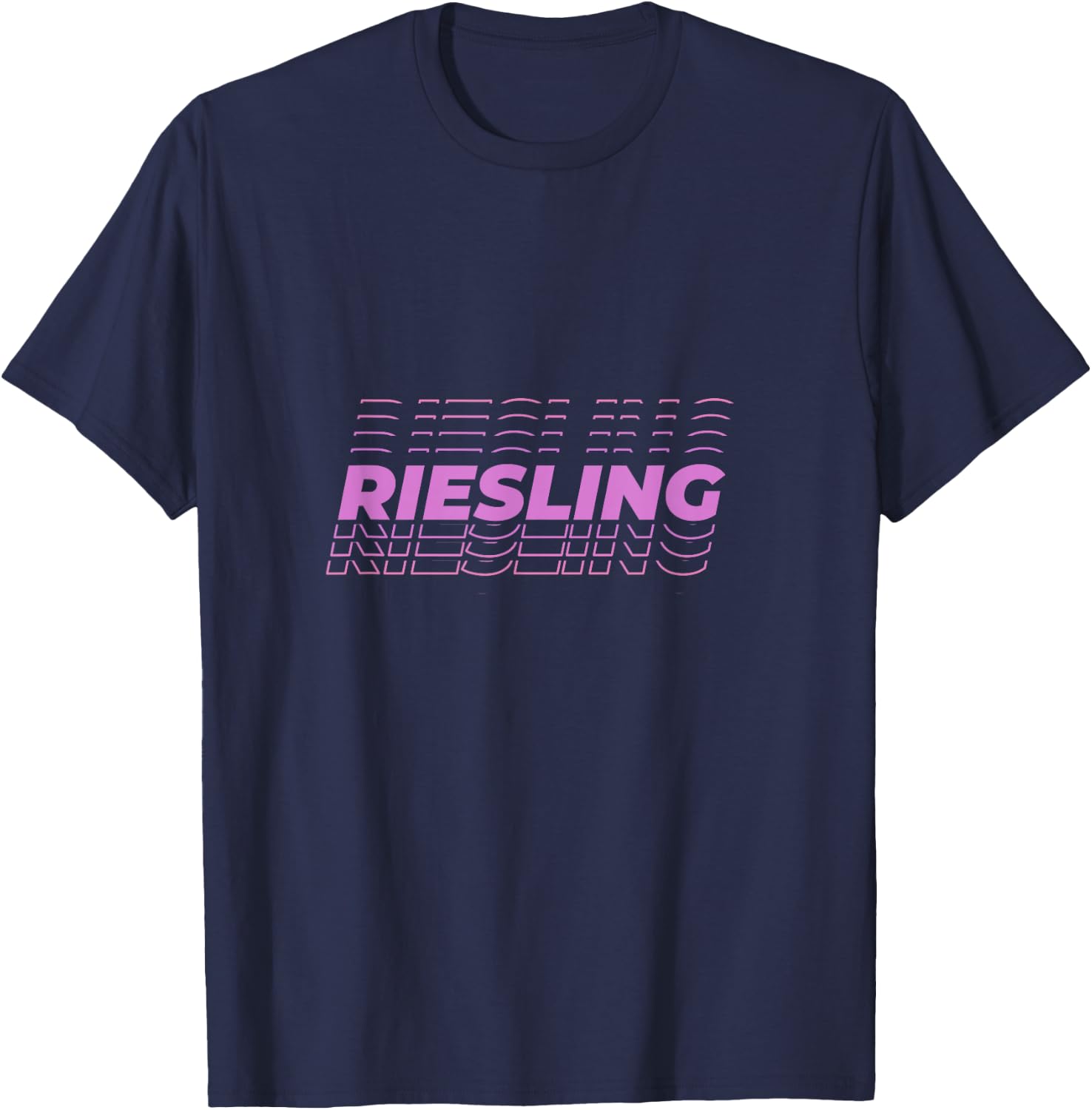 Riesling Natural Wine T-Shirt - T-Shirt | Navy