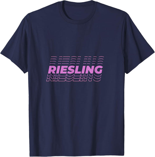 Riesling Natural Wine T-Shirt - T-Shirt | Navy
