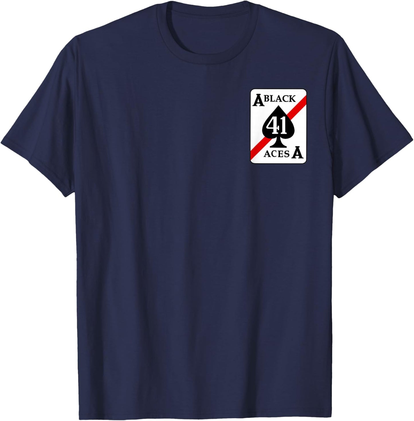 Navy Strike Fighter Squadron 41 VFA-41 Black Aces T-Shirt - T-Shirt | Navy