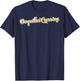 Boquillas Crossing Retro Art Baseball Font Vintage T-Shirt - T-Shirt | Navy