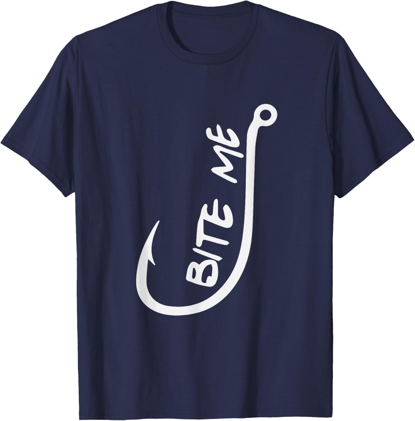 Bite me - Fishing T-Shirt - T-Shirt | Navy