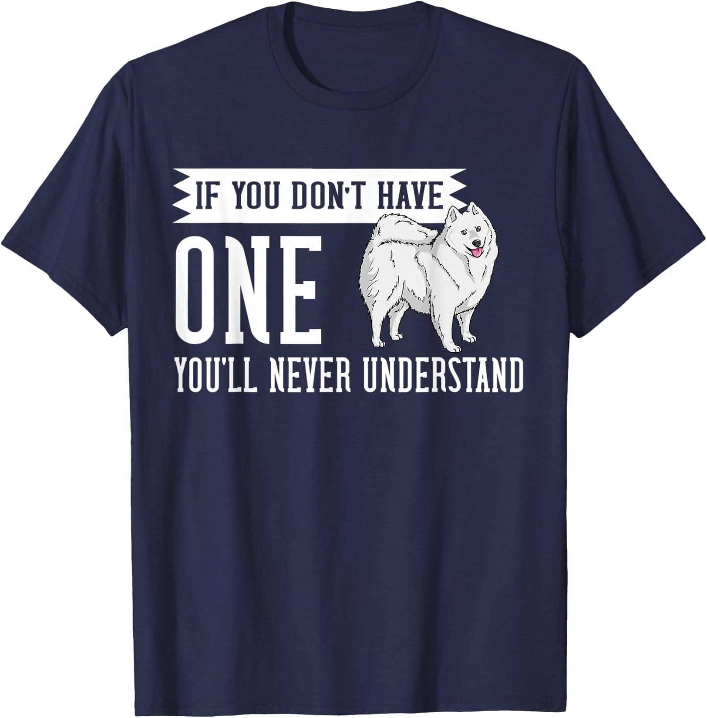 American Eskimo Dog Puppies Owner Lover Men Women Kids T-Shirt - T-Shirt | Navy