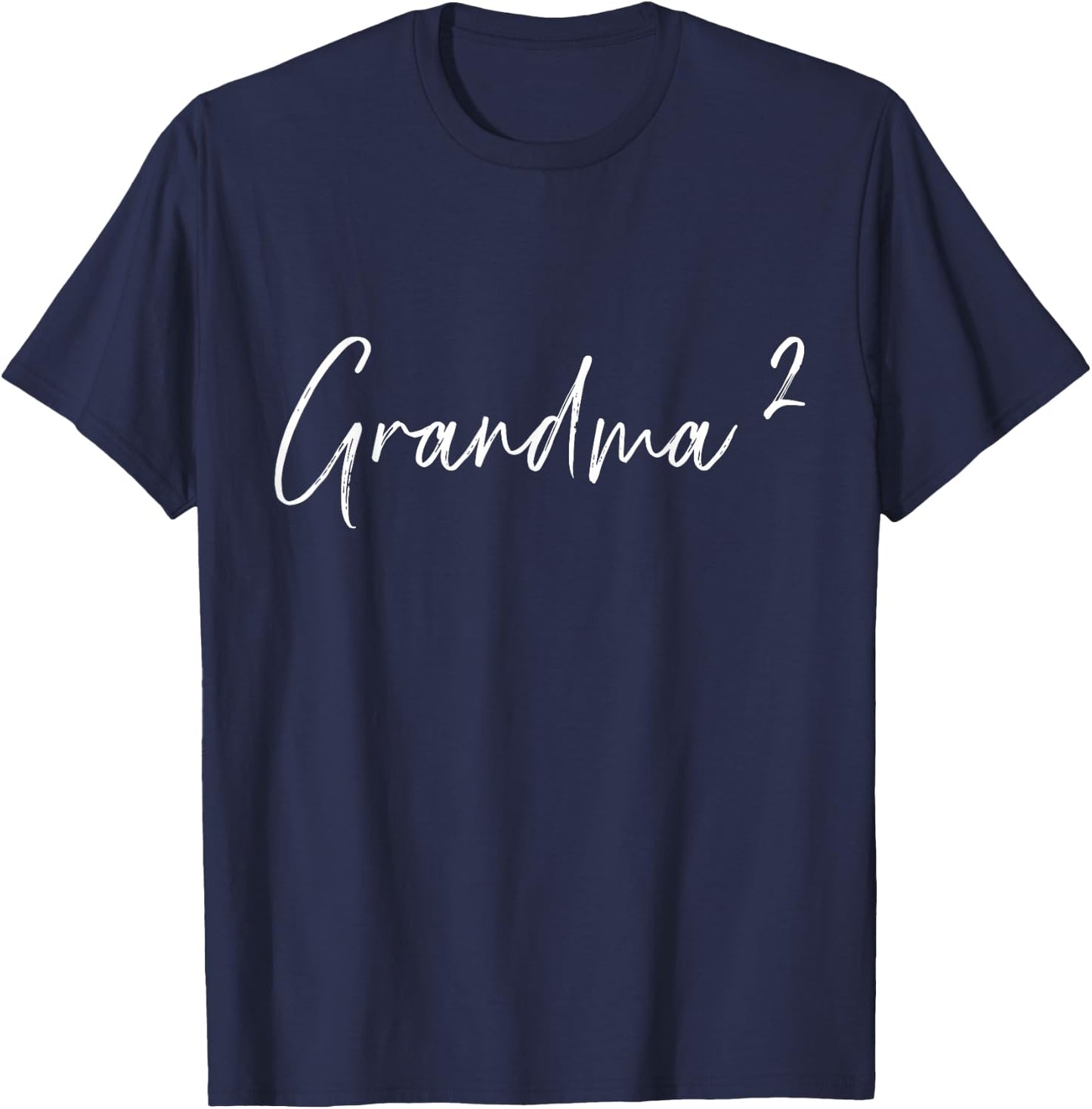 Two Times Grandma Tall 2 Twins T-Shirt - T-Shirt | Navy