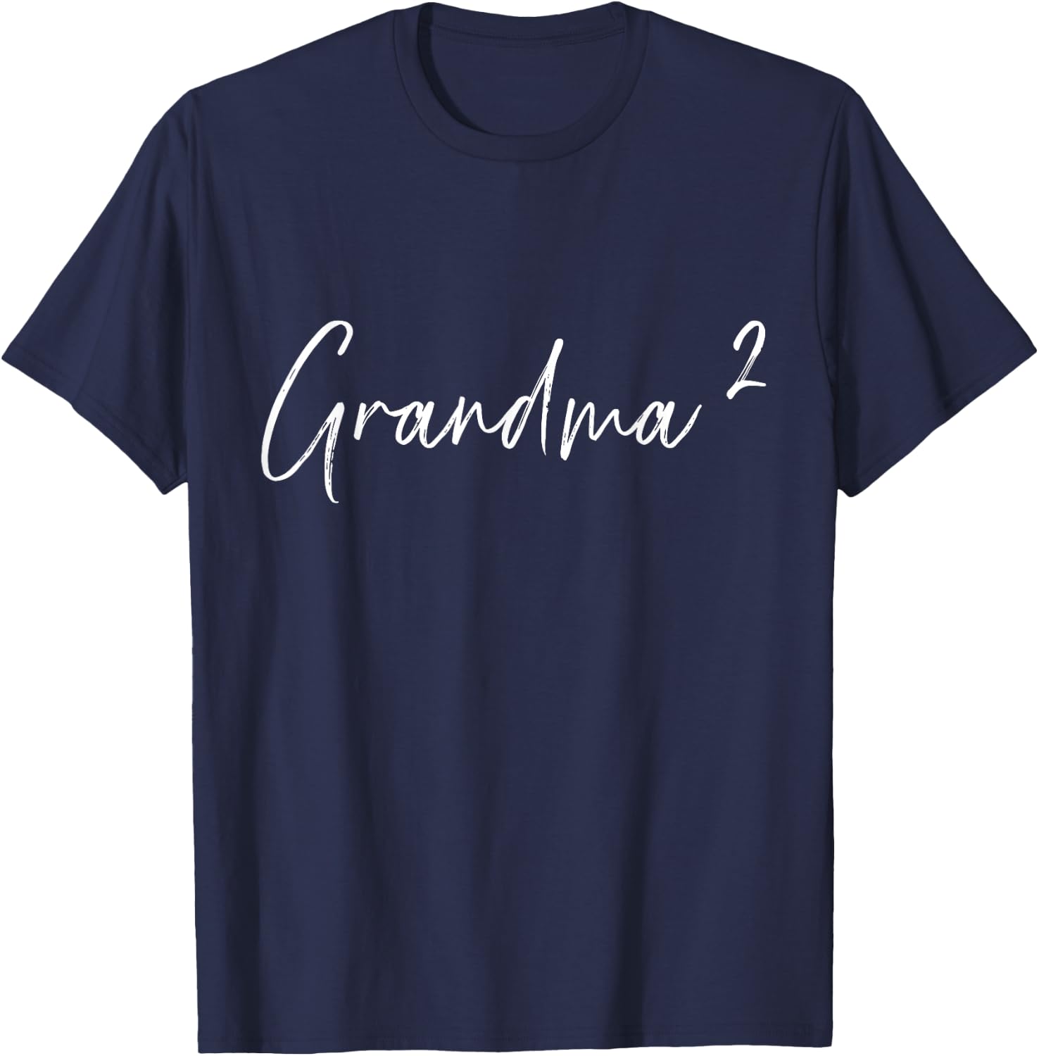 Two Times Grandma Tall 2 Twins T-Shirt - T-Shirt | Navy