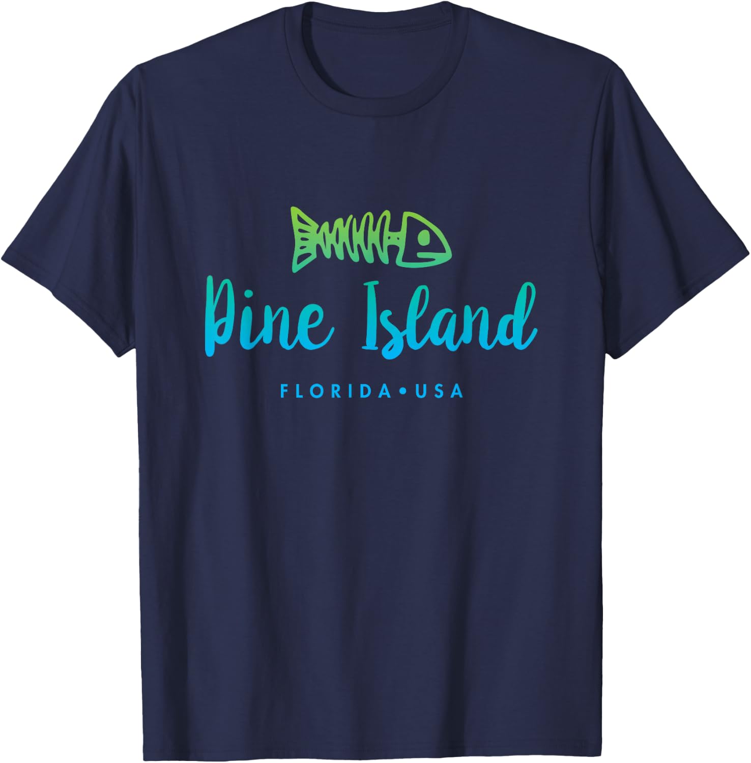 Pine Island Florida T-Shirt - T-Shirt | Navy