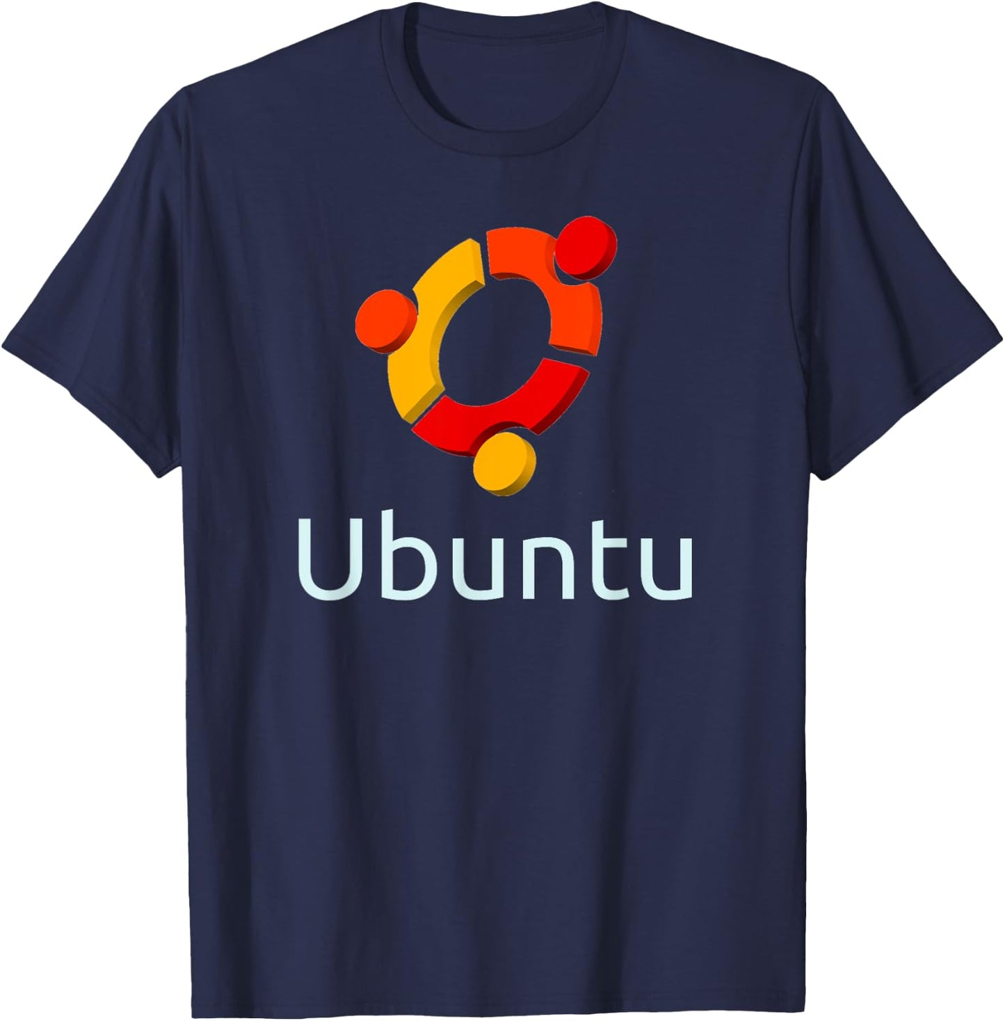 Ubuntu Os Linux Tux Penguin -Shirt T-Shirt - T-Shirt | Navy